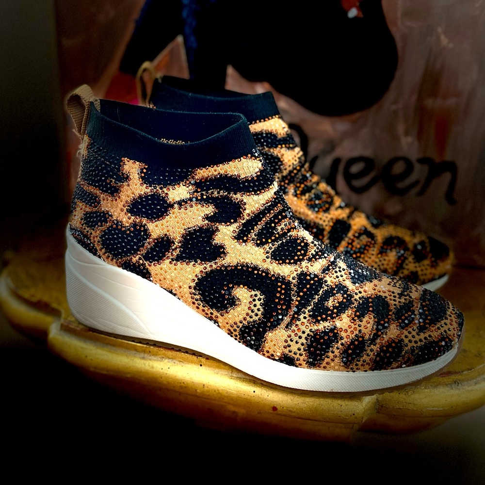 Glitter Sneakers with no laces